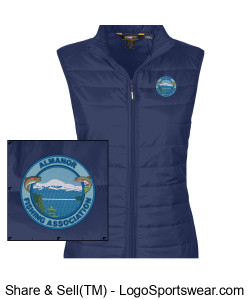 Women's Puffer Vest Design Zoom
